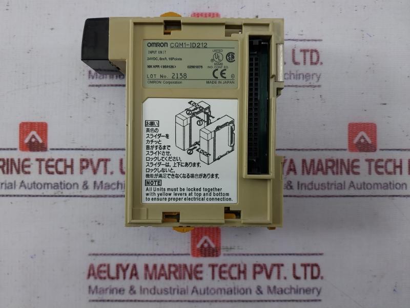 Omron Cqm1-id212 Input Unit Module 24Vdc 16 Points
