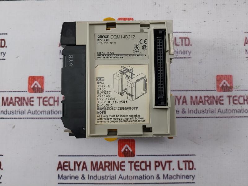 Omron Cqm1-id212 Input Unit Module 24Vdc 6Ma 16 Points Id212