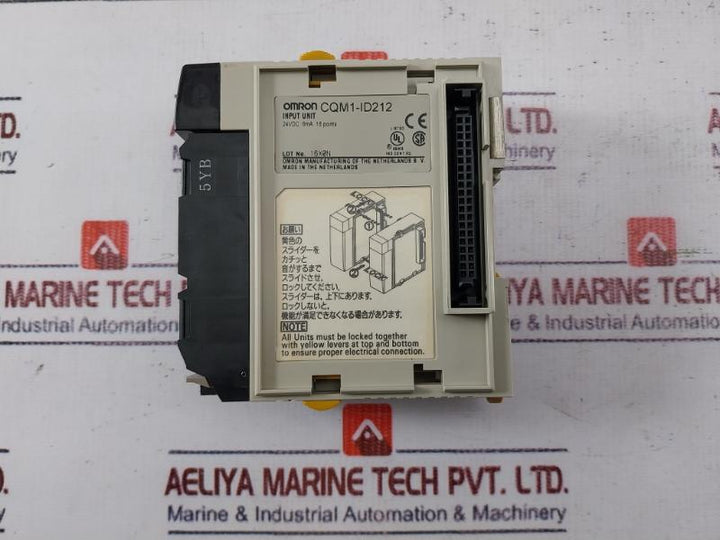 Omron Cqm1-id212 Input Unit Module 24Vdc 6Ma 16 Points Id212
