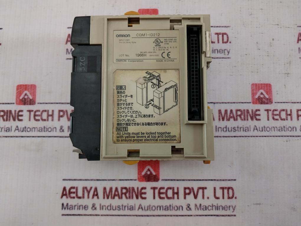 Omron Cqm1-id212 Plc Input Unit 16 Point 24V Dc 6Ma