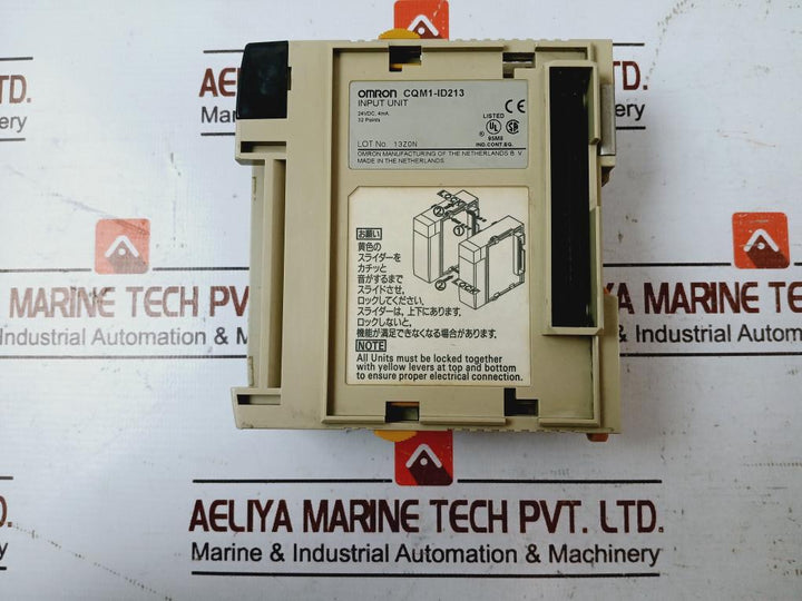 Omron Cqm1-id213 32 Points Input Unit 24Vdc 4Ma