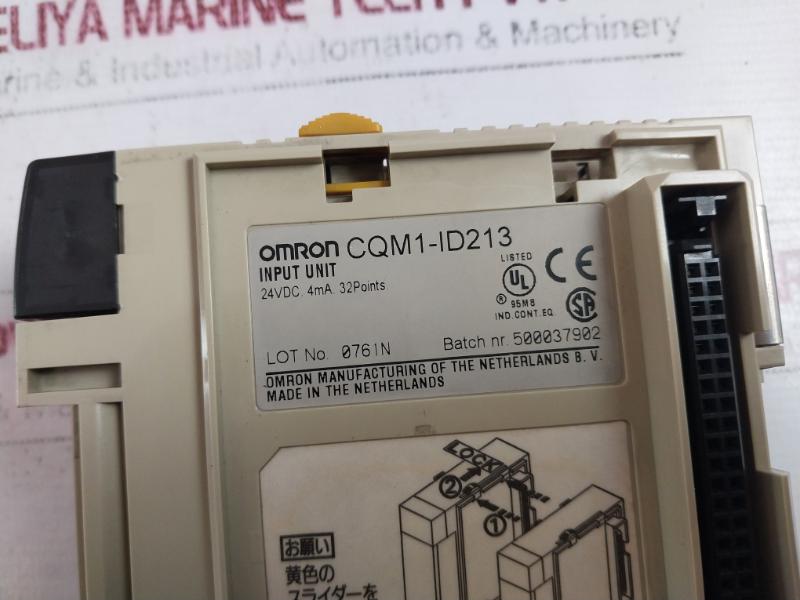 Omron Cqm1-id213 Dc Input Unit Module 24Vdc 4Ma 32 Points 1651N 500036870