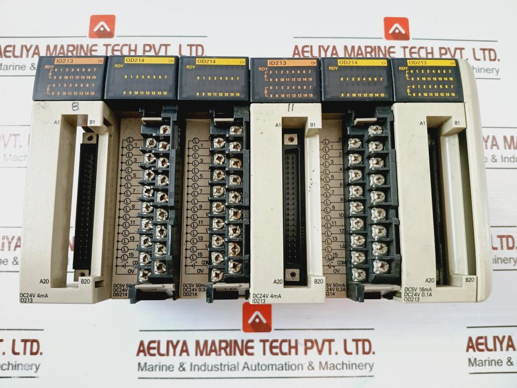 OMRON CQM1-ID213 Input Unit & CQM1-OD214 Output Unit & CQM1-OD213