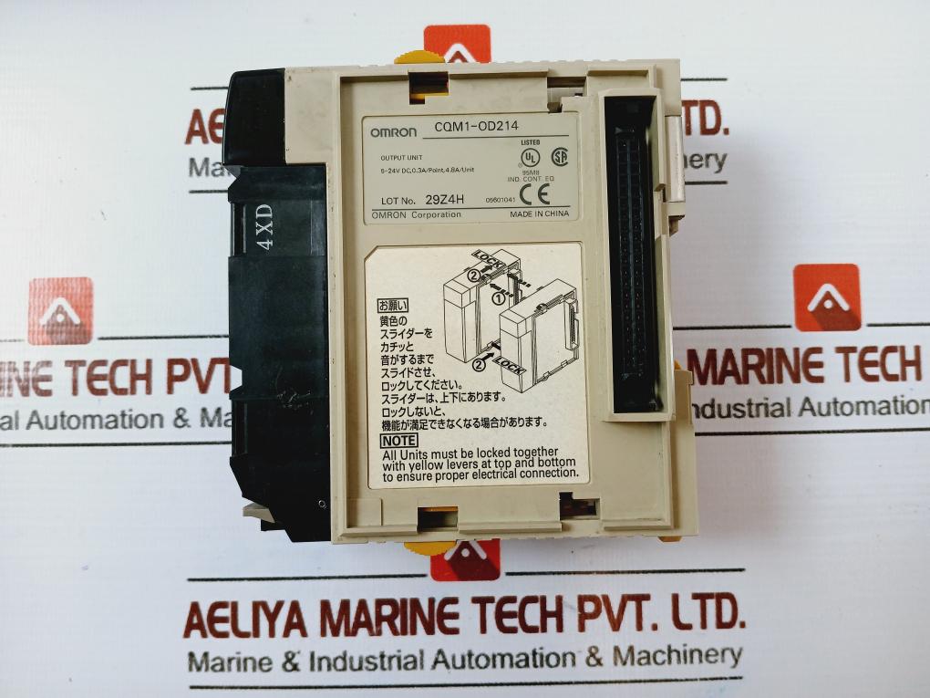 OMRON CQM1-ID213 Input Unit & CQM1-OD214 Output Unit & CQM1-OD213