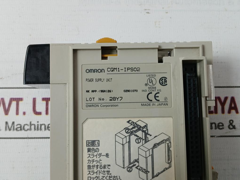 Omron Cqm1-ips02 Power Supply Unit Module 707V Rev.B6