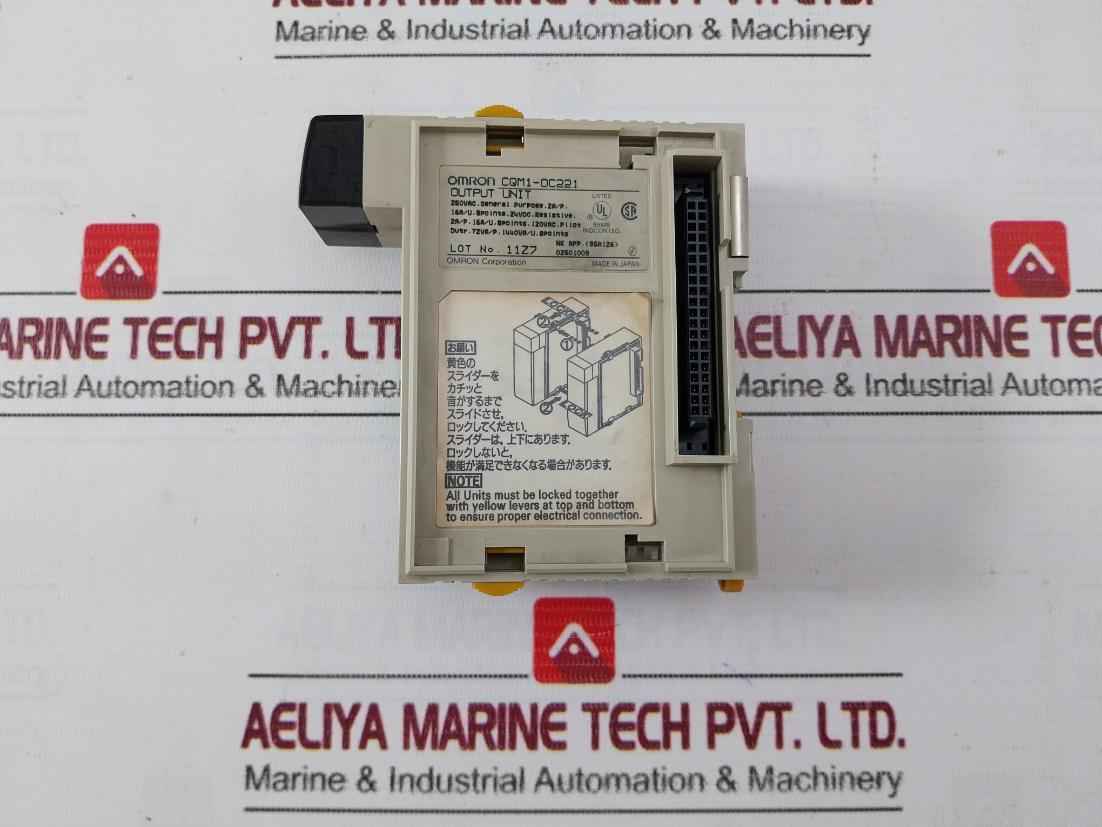 Omron Cqm1-oc221 Output Unit Rev.C13 250Vac 24Vdc 16A/U 72Va/P