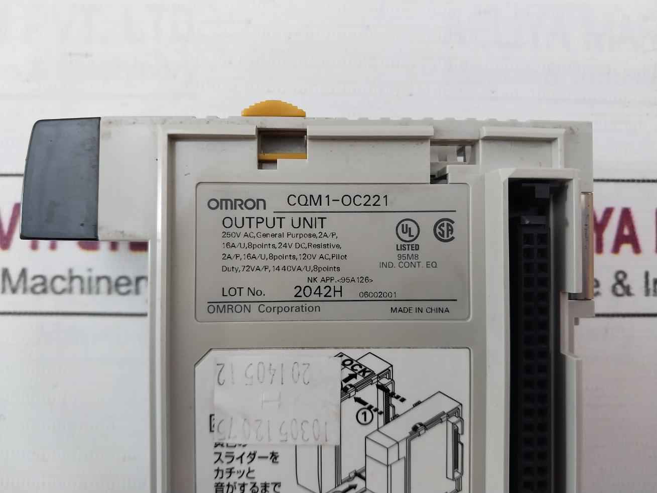 Omron Cqm1-oc221 Plc Output Unit Module 72Va/P 1440Va/U 20X0S