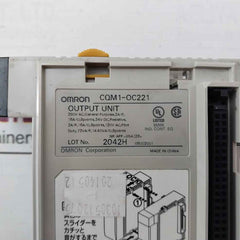 Omron Cqm1-oc221 Plc Output Unit Module 72Va/P 1440Va/U 20X0S