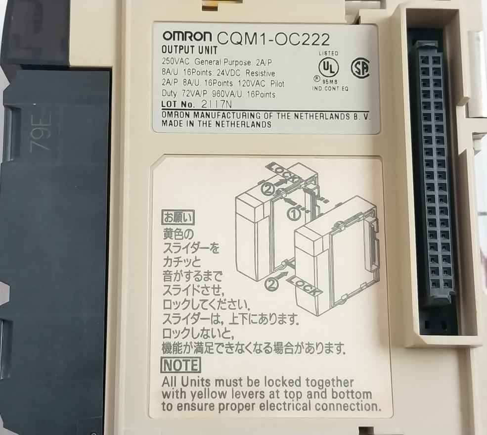 Omron Cqm1-oc222 16-point Output Unit 250Vac/24Vdc