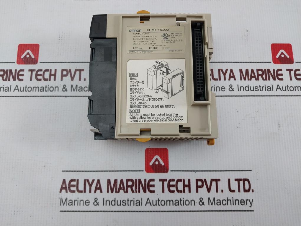 Omron Cqm1-oc222 Output Module 250Vac/24Vdc 2A