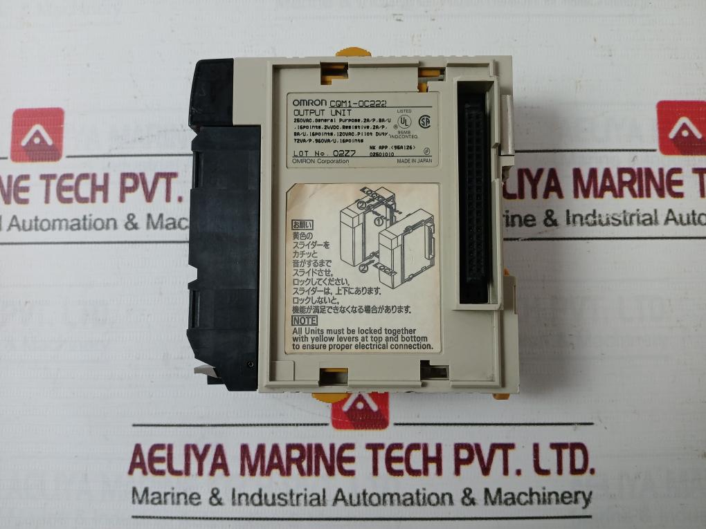 Omron Cqm1-oc222 Output Module 8A/U 16 Points 120Vac Rev.A