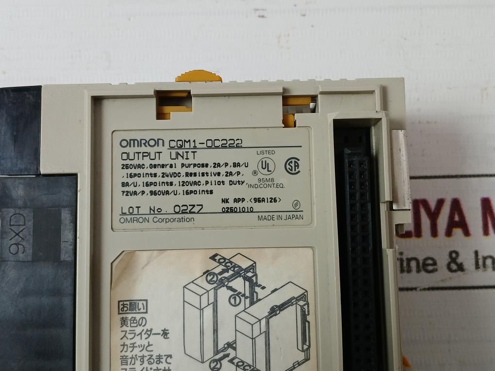 Omron Cqm1-oc222 Output Module 8A/U 16 Points 120Vac Rev.A
