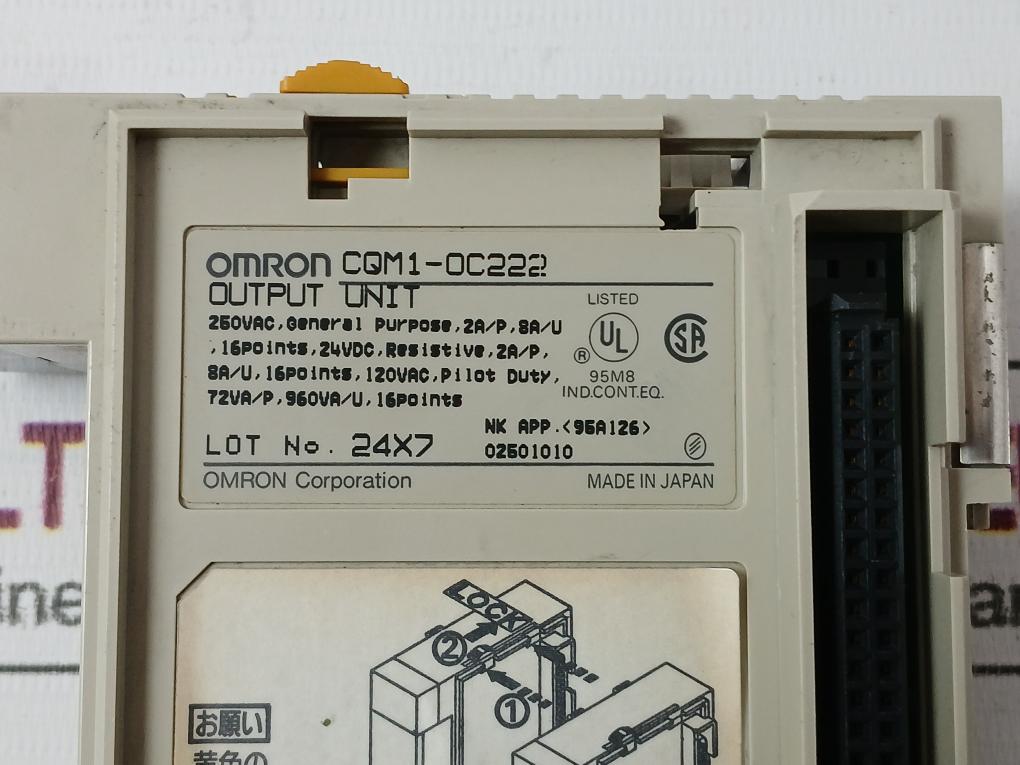 Omron Cqm1-oc222 Output Unit 250Vac Rev C13