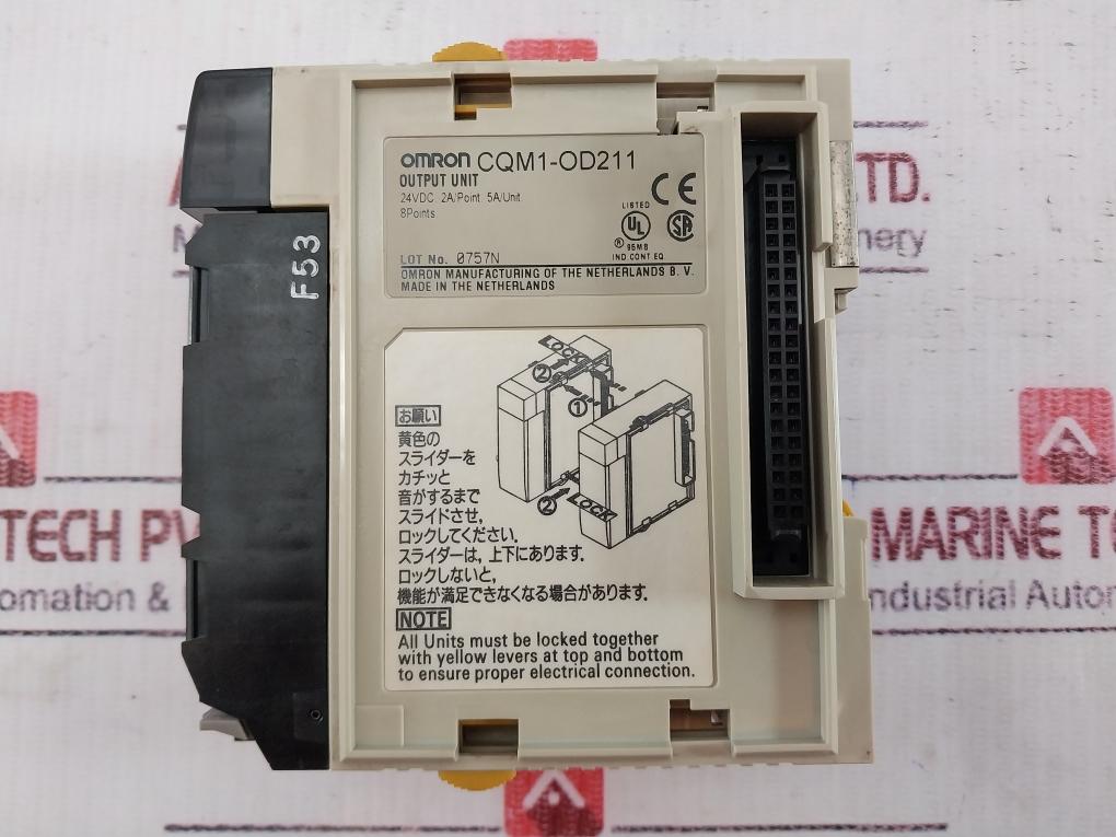 Omron Cqm1-od211 Digital Output Unit 24vdc 2a/point 8 Points 5a