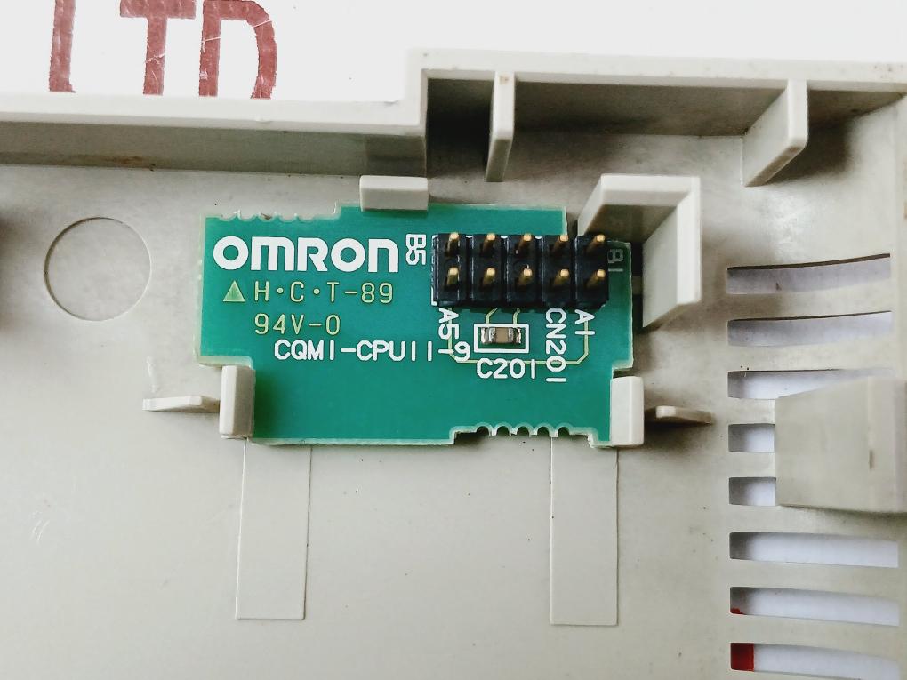 Omron Cqm1-od212 16-point Output Module W/ Cqm1-cpu11-9 End Cap