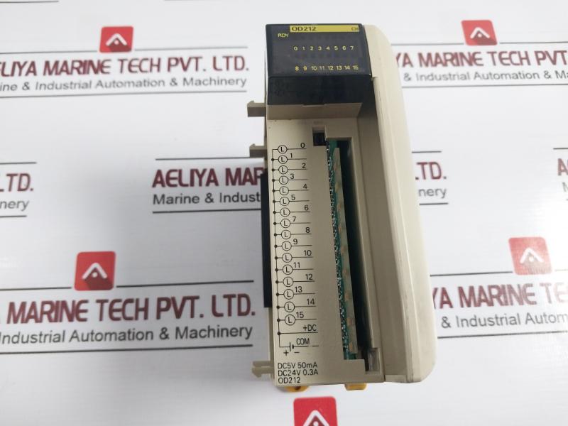 Omron Cqm1-od212 Cqm1-series 16-points Output Module, 24Vdc, 4.8A, 50Ma