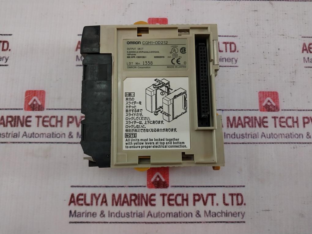 Omron Cqm1-od212 Output Unit Transistor Programmable Controller 5-24Vdc