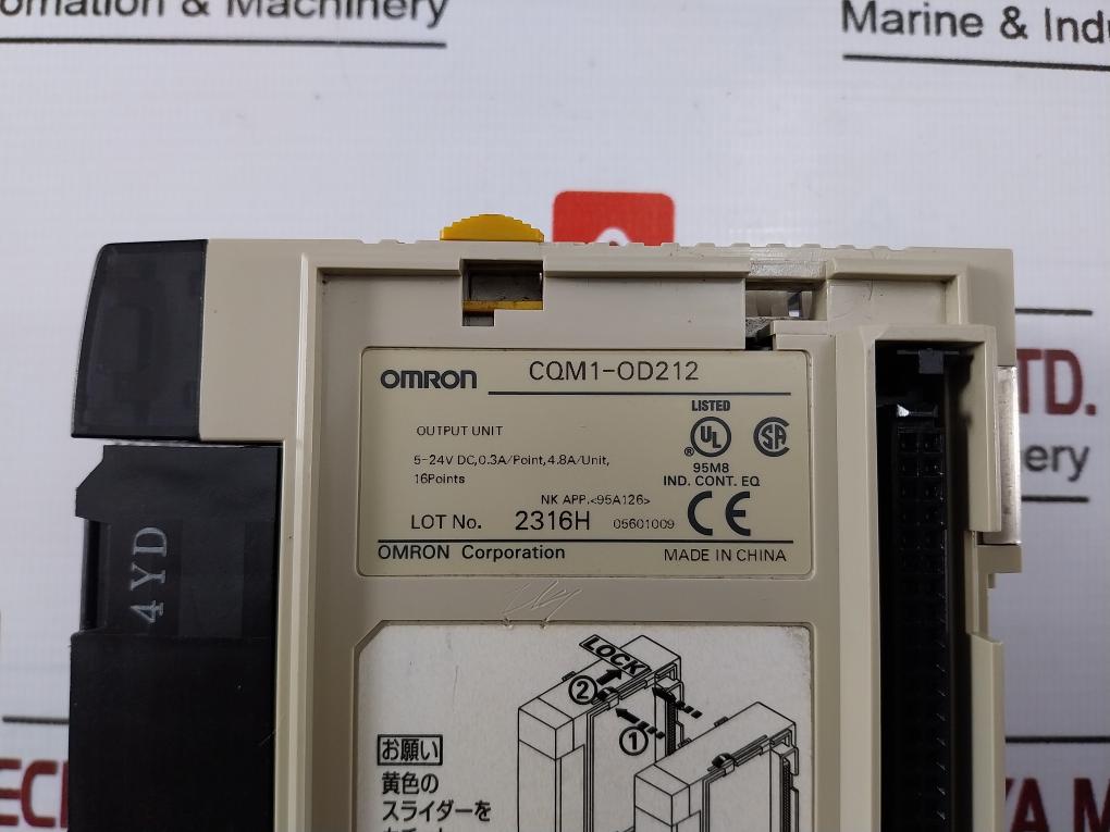 Omron Cqm1-od212 Plc Output Unit Module Dc5V 50Ma 05601009