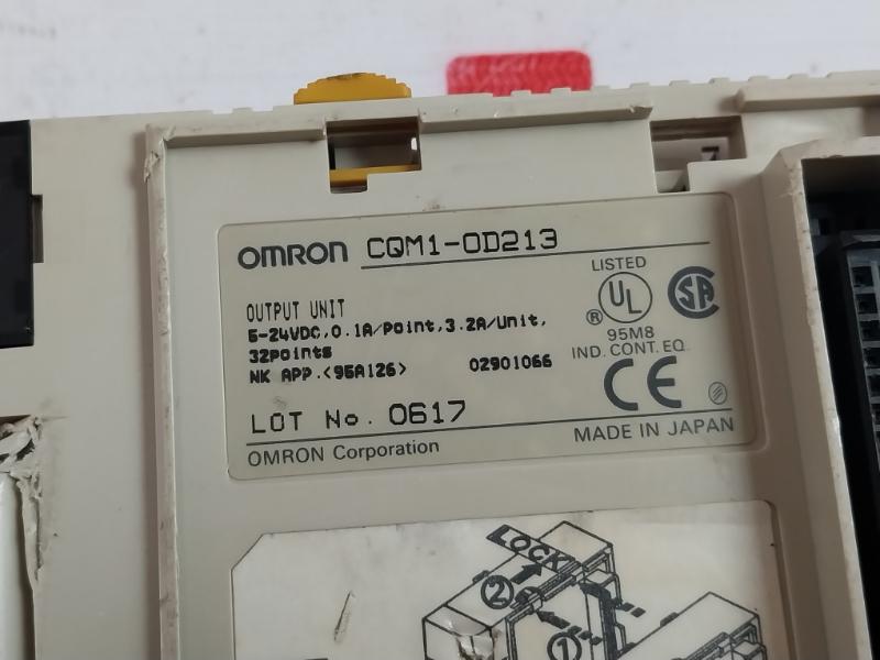 Omron Cqm1-od213 Plc Output Unit Module 32 Points Dc5V 16Ma Dc24V 0.1A