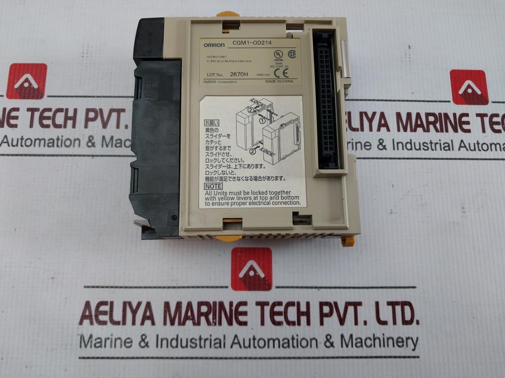 Omron Cqm1-od214 Digital Output Module 94V-0 5-24Vdc 0.3A