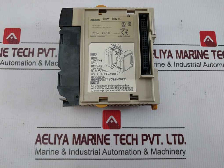 Omron Cqm1-od214 Digital Output Module 94V-0 5-24Vdc 0.3A