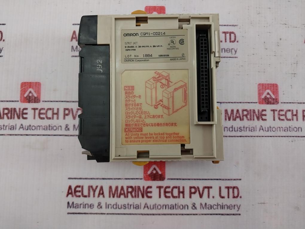 Omron Cqm1-od214 Output Unit Module 5-24Vdc 0.3A 16 Point