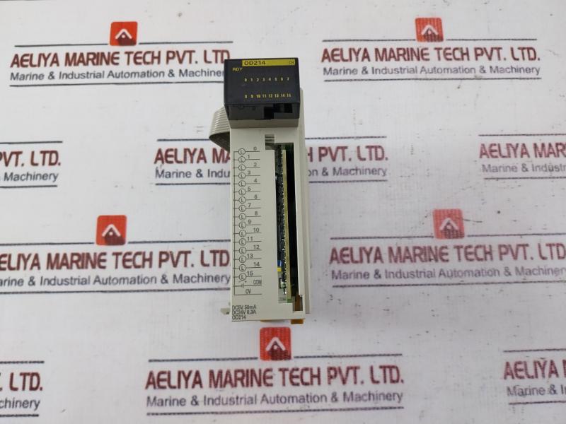 Omron Cqm1-od214 Output Unit Module 5-24Vdc, 0.3A/Point
