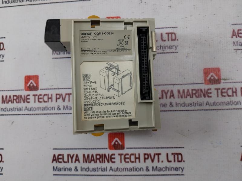 Omron Cqm1-od214 Output Unit Module 5-24Vdc, 0.3A/Point