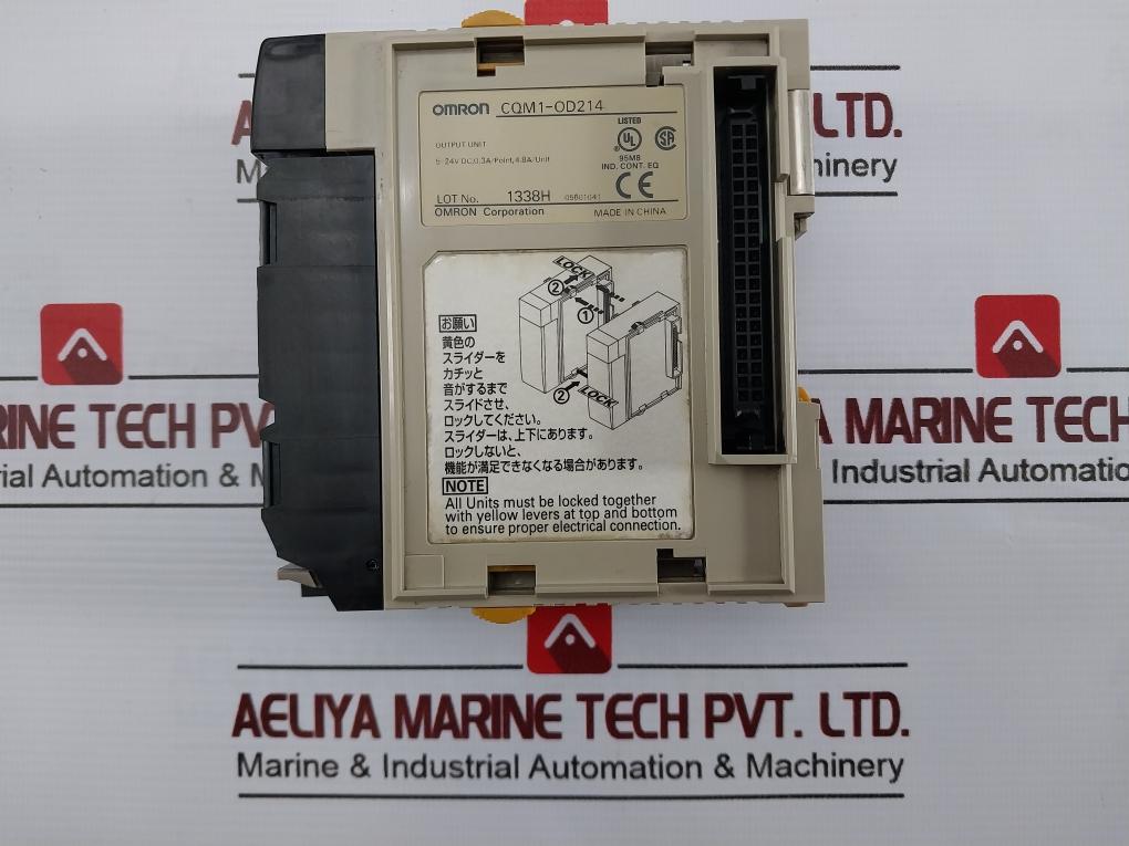Omron Cqm1-od214 Plc Output Unit 5-24Vdc 0.3A