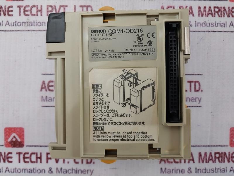 Omron Cqm1-od216 Output Module 32 Points Dc24v 0.5a/point 5a/unit