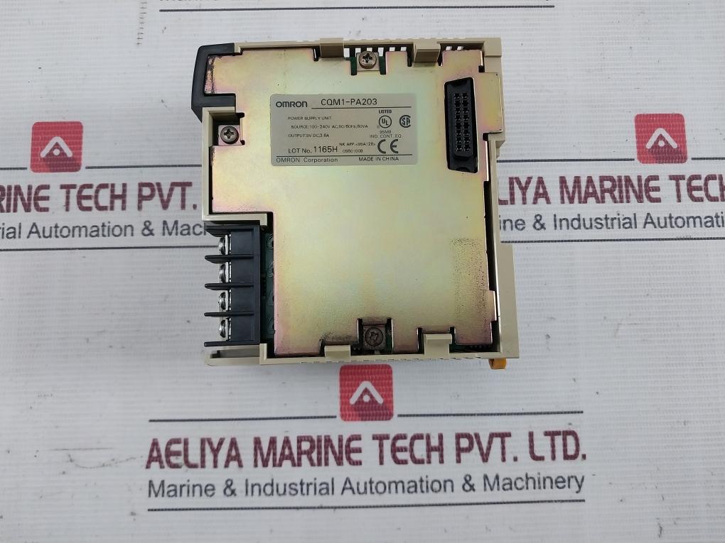 Omron Cqm1-pa203 Plc Power Supply Module 24V Dc 10 Ma 16 Points