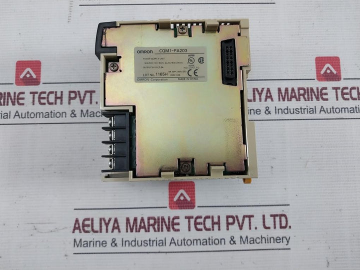 Omron Cqm1-pa203 Plc Power Supply Module 24V Dc 10 Ma 16 Points