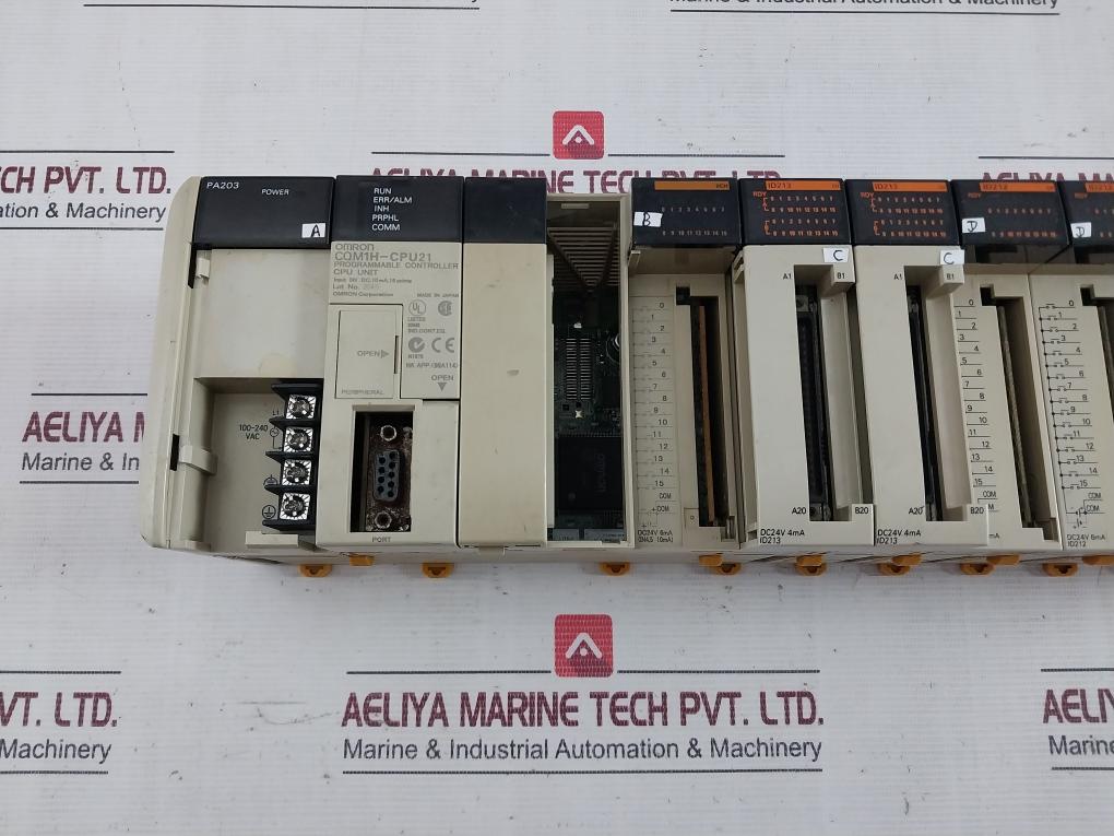 Omron Cqm1-pa203 Plc Power Supply Module 24V Dc 10 Ma 16 Points