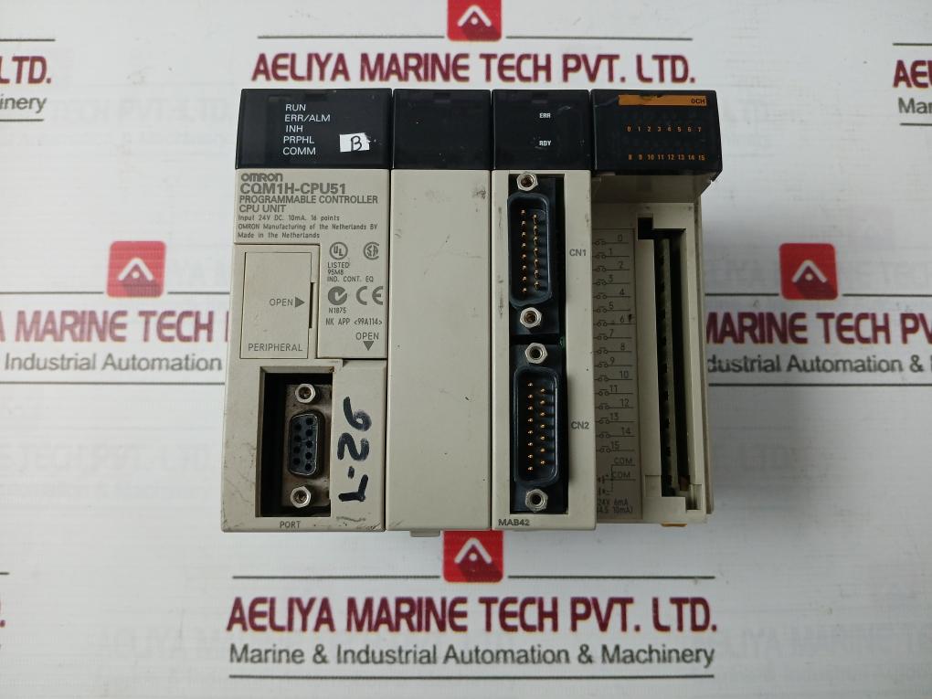 Omron Cqm1-pa203 Plc Power Supply Unit 100-240V Ac 50/60Hz 60Va 94V-0