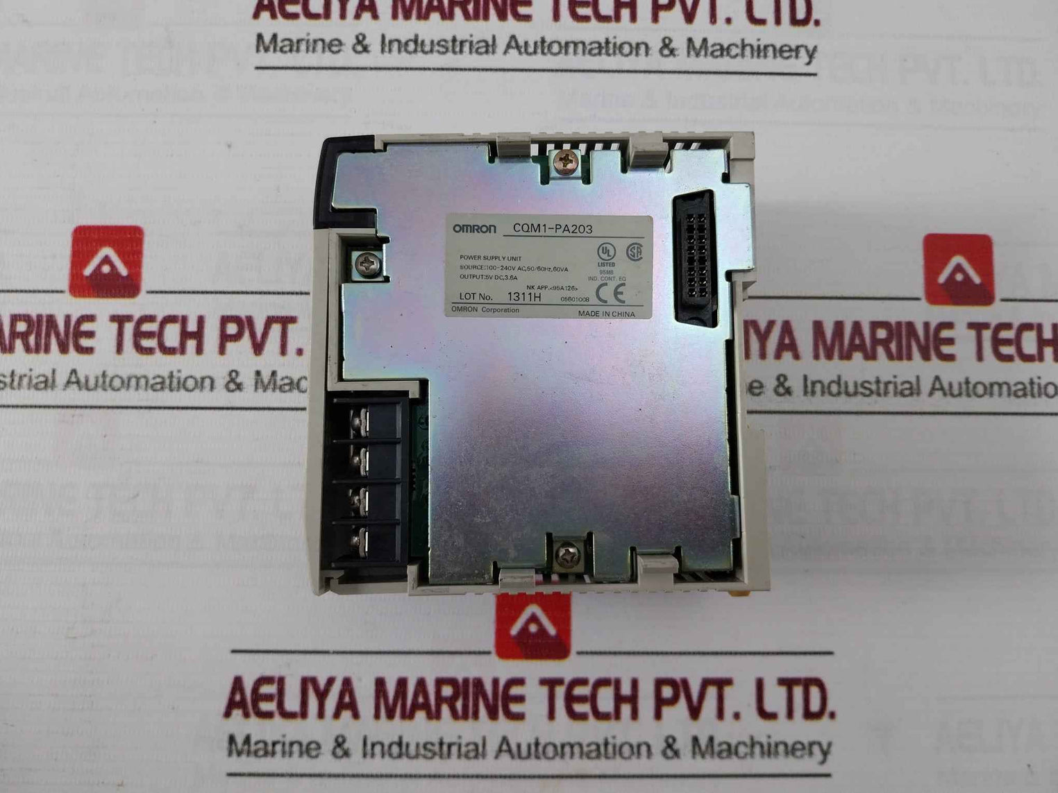 Omron Cqm1-pa203 Plc Power Supply Unit Cpu41-v1 100-240Vac 50/60Hz 60Va 24Vdc