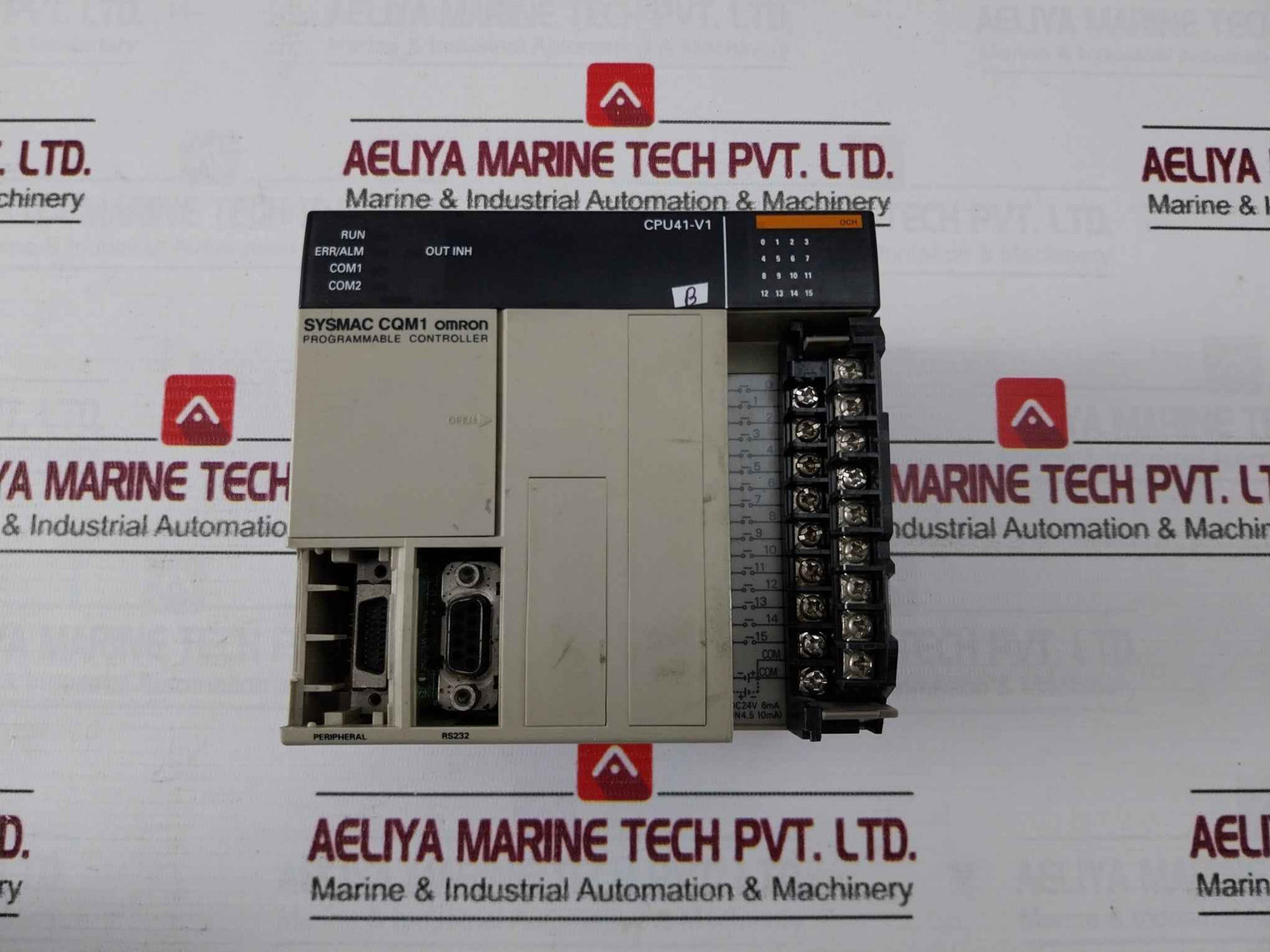 Omron Cqm1-pa203 Plc Power Supply Unit Cpu41-v1 100-240Vac 50/60Hz 60Va 24Vdc