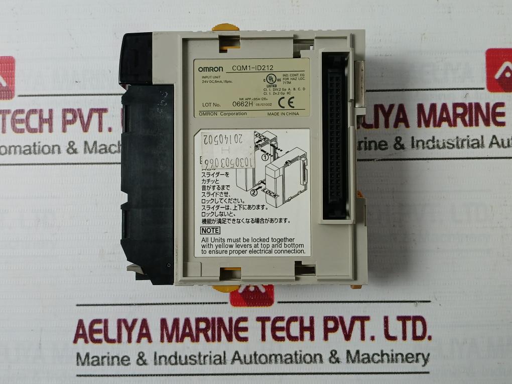 Omron Cqm1-pa203 Plc Power Supply Unit Cqm1-cpu41-ev1 100-240Vac 50/60Hz 60Va