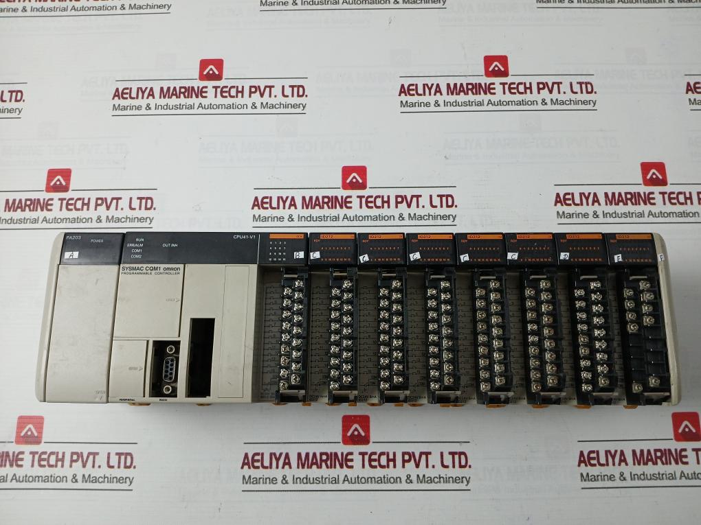 Omron Cqm1-pa203 Plc Power Supply Unit Cqm1-cpu41-ev1 100-240Vac 50/60Hz 60Va