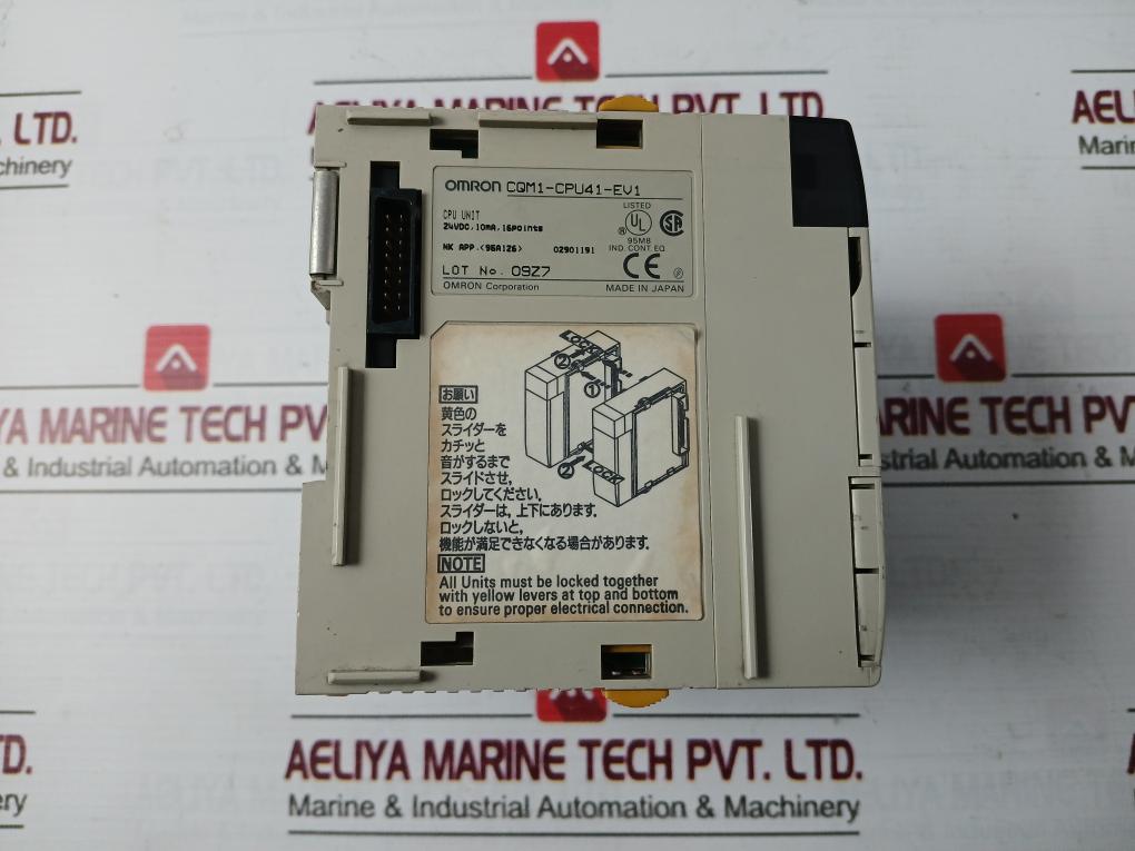 Omron Cqm1-pa203 Plc Power Supply Unit Cqm1-cpu41-ev1 100-240Vac 50/60Hz 60Va