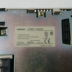 Omron Cqm1-pa203 Plc, Power Supply Module 50/60Hz 3.6A