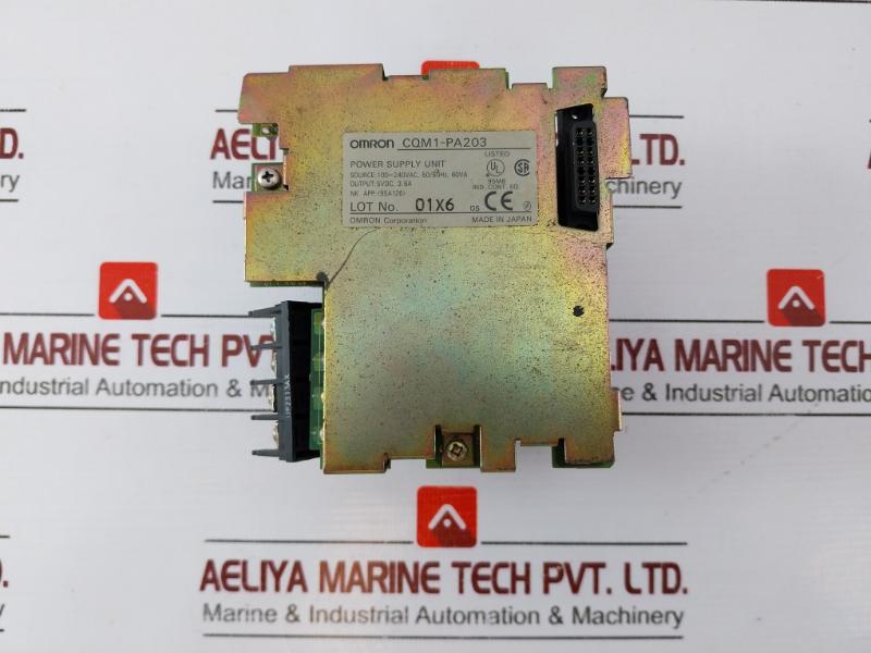 Omron Cqm1-pa203 Power Supply Unit 100-240Vac 50/60Hz 60Va