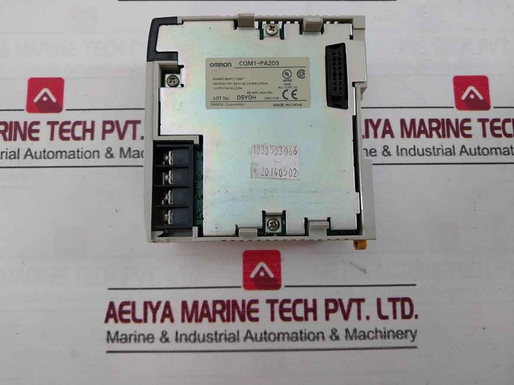Omron Cqm1-pa203 Power Supply Unit 5V Dc 3.6A