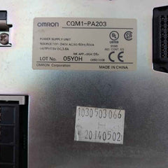 Omron Cqm1-pa203 Power Supply Unit 5V Dc 3.6A