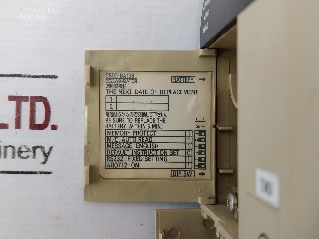 Omron Cqm1-pa203 Programmable Controller 100-240vac 50/60hz