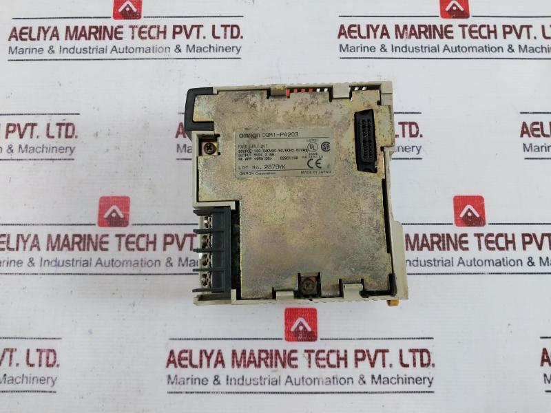 Omron Cqm1-pa203, Cqm1-od212, Cqm1H-cpu51 Module Rack