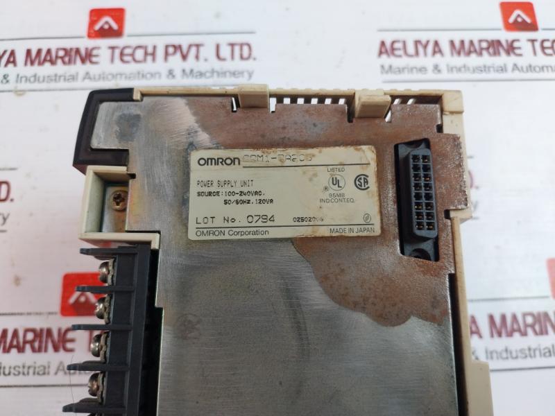 Omron Cqm1-pa206 Power Supply Unit 100-240Vac 24Vdc 0.5A