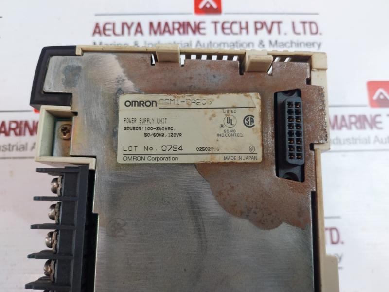 Omron Cqm1-pa206 Power Supply Unit 100-240Vac 24Vdc 0.5A