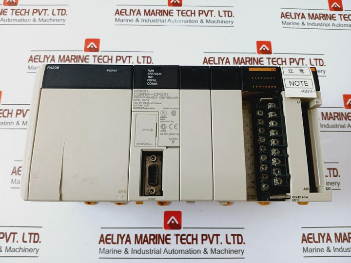 Omron CQM1-PA206 Power Supply Unit/CQM1H-CPU21 Programmable Controller