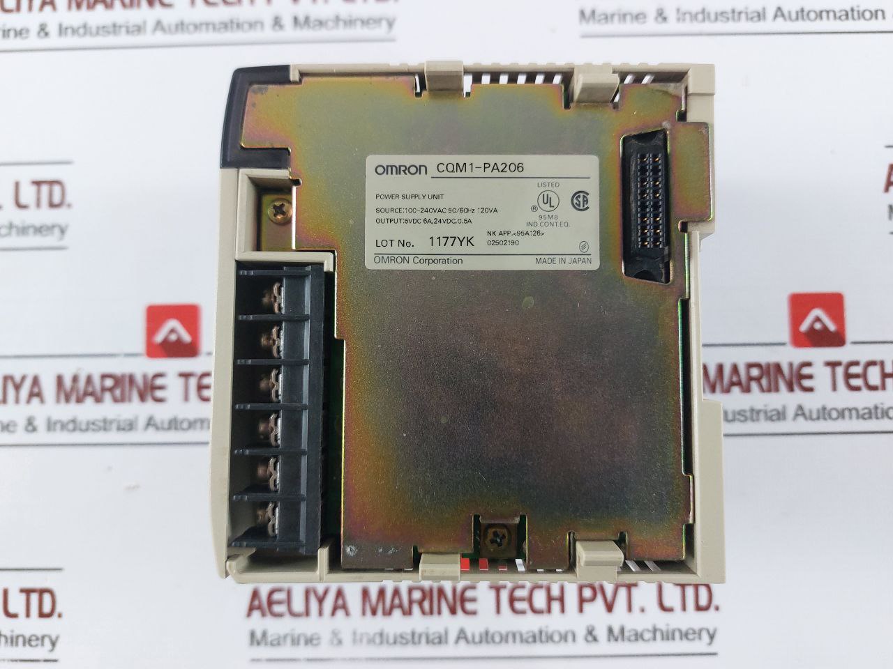 Omron CQM1-PA206 Power Supply Unit/CQM1H-CPU21 Programmable Controller