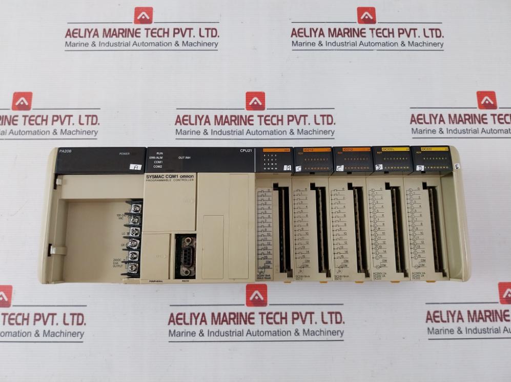 Omron Cqm1-pa206 Switching Power Supply 100-240Vac 50/60Hz 120Va Oc222 Tpb-h